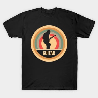 Retro Vintage Guitar Gift For Guitarists T-Shirt